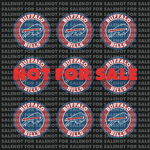 Buffalo Bills Sticker Set  Peel and Stick (9 Stickers)