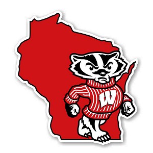 Wisconsin Badgers Precision Cut Decal