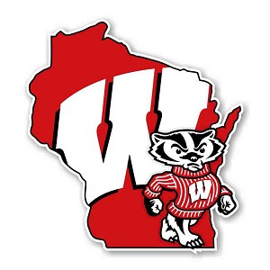 Wisconsin Badgers Precision Cut Decal