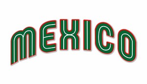 Mexico Seleccion Mexicana de Baseball Mexico  Precision Cut Decal