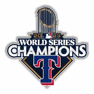 Texas Rangers  2023 World series Champions   Precision Cut Decal