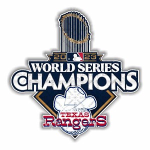 Texas Rangers  2023 World series Champions   Precision Cut Decal