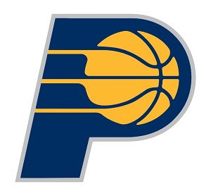 Indiana Pacers " P "  Precision Cut Decal