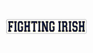 Fighting Irish Notre Dame   Precision Cut Decal
