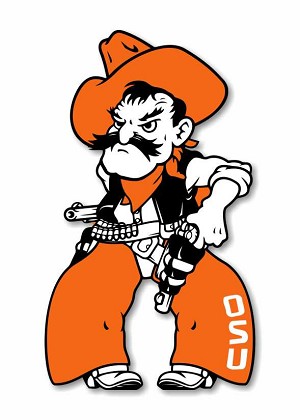 OSU Oklahoma State University Cowboys Pistol Pete Precision Cut Decal