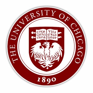 University of Chicago Emblem  Round Precision Cut Decal