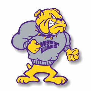 Western Illinois Leathernecks  Mascot Precision Cut Decal