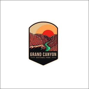 Grand Canyon National park Precision Cut Decal
