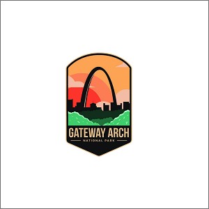 Gateway Arch St Louis Precision Cut Decal