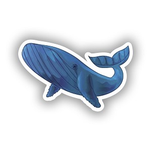 Blue Whale  Precision Cut Decal
