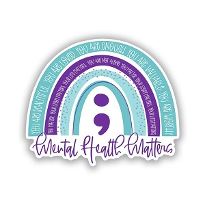 Mental Health Matters Mental Health Awareness  Precision Cut Decal