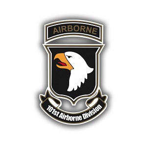 Army 101st Airborne Division Screaming Eagle  Precision Cut Decal