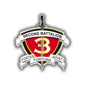 2nd Battalion 3rd Division  Precision Cut Decal 