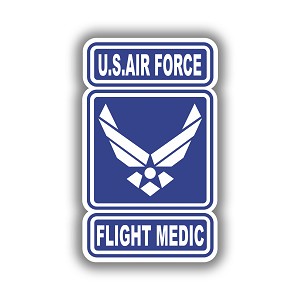 Air Force Flight Medic USAF  Precision Cut Decal
