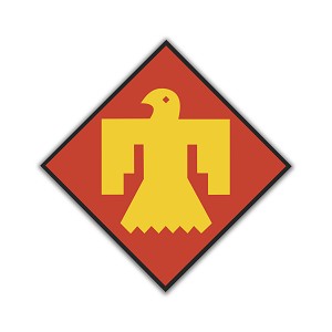 45th Infantry Division Thunderbird Army  Precision Cut Decal