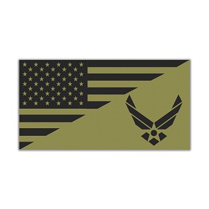 Air Force USA Flag  Precision Cut Decal