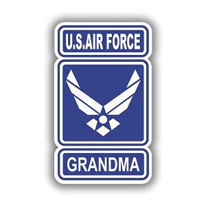 Air Force Grandma Precision Cut Decal