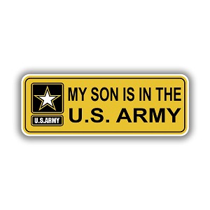 My Son is in Army  Precision Cut Decal