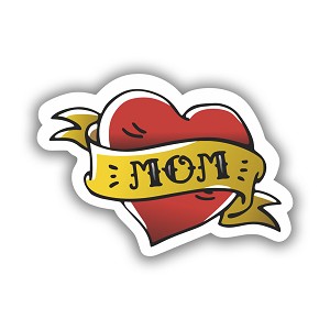 I Love Mom  Precision Cut Decal