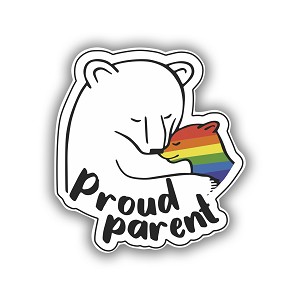 Proud Parent Bears   Precision Cut Decal