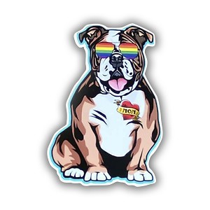 Cute Dog   Precision Cut Decal