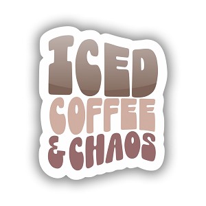 Iced Coffee Lover  Precision Cut Decal