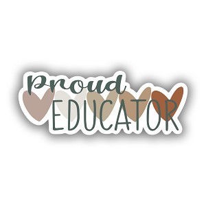 Proud Educator  Precision Cut Decal 