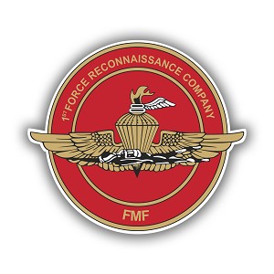 1st Force Recon Company FMF  Precision Cut Decal