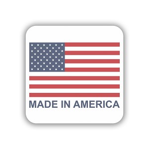 Made in America USA Flag  Precision Cut Decal