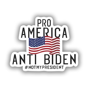 Pro-America Anti Biden  Precision Cut Decal