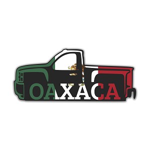Oaxaca Mexico Truck  Precision Cut Decal