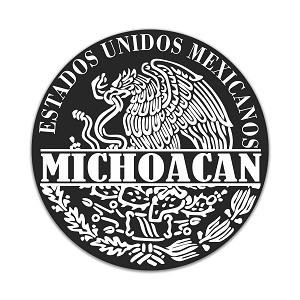 Michoacan Mexico Precision Cut Decal