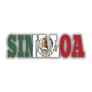 Sinaloa Mexico  Precision Cut Decal