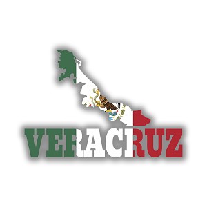Veracruz Mexico  Precision Cut Decal