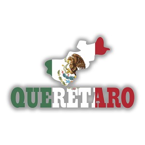 Queretaro Mexico  Precision Cut Decal