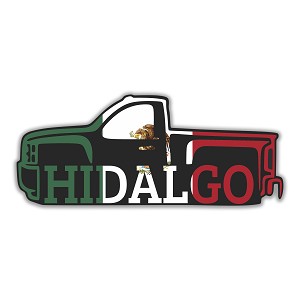 Hidalgo Mexico Truck Precision Cut Decal