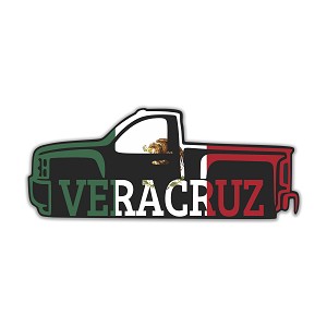 Veracruz Mexico Truck Precision Cut Decal