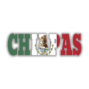 Chiapas Mexico  Precision Cut Decal