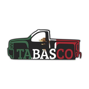 Tabasco Mexico Truck Precision Cut Decal 