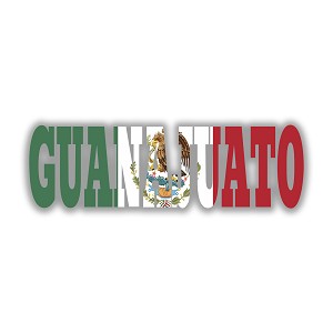Guanajuato Mexico Truck Precision Cut Decal
