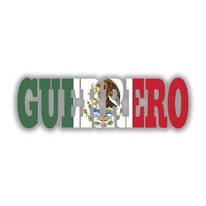 Guerrero Mexico  Precision Cut Decal