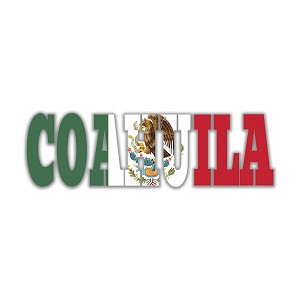Coahuila  Mexico Precision Cut Decal