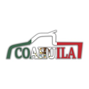 Coahuila Mexico Truck  Precision Cut Decal