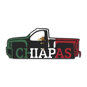 Chiapas Mexico Truck Precision Cut Decal