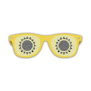 Sunflower Sunglasses   Precision Cut Decal