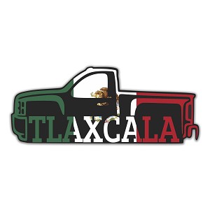 Tlaxcala Mexico Truck Precision Cut Decal
