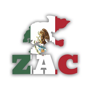 Zacatecas Mexico Precision Cut Decal