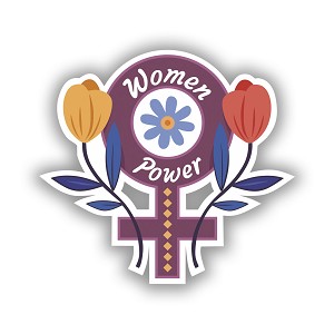 Women Power  Precision Cut Decal