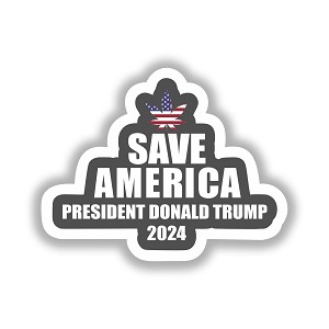 Save America President Donald Trump 2024  Precision Cut Decal