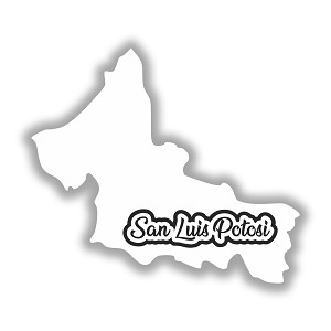San Luis Potosi Mexico Precision Cut Decal